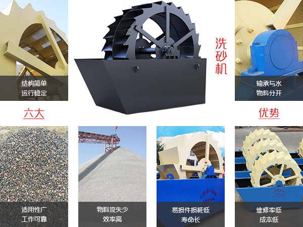 紅星洗砂機優勢圖