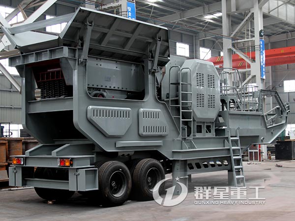 不同型號(hào)移動(dòng)式破碎站展示