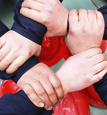 一團火、孺子牛、心貼心